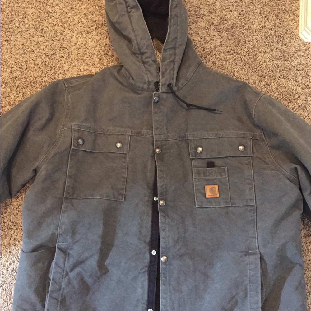 Carhartt Bartlett Sherpa-lined Jacket XL button up